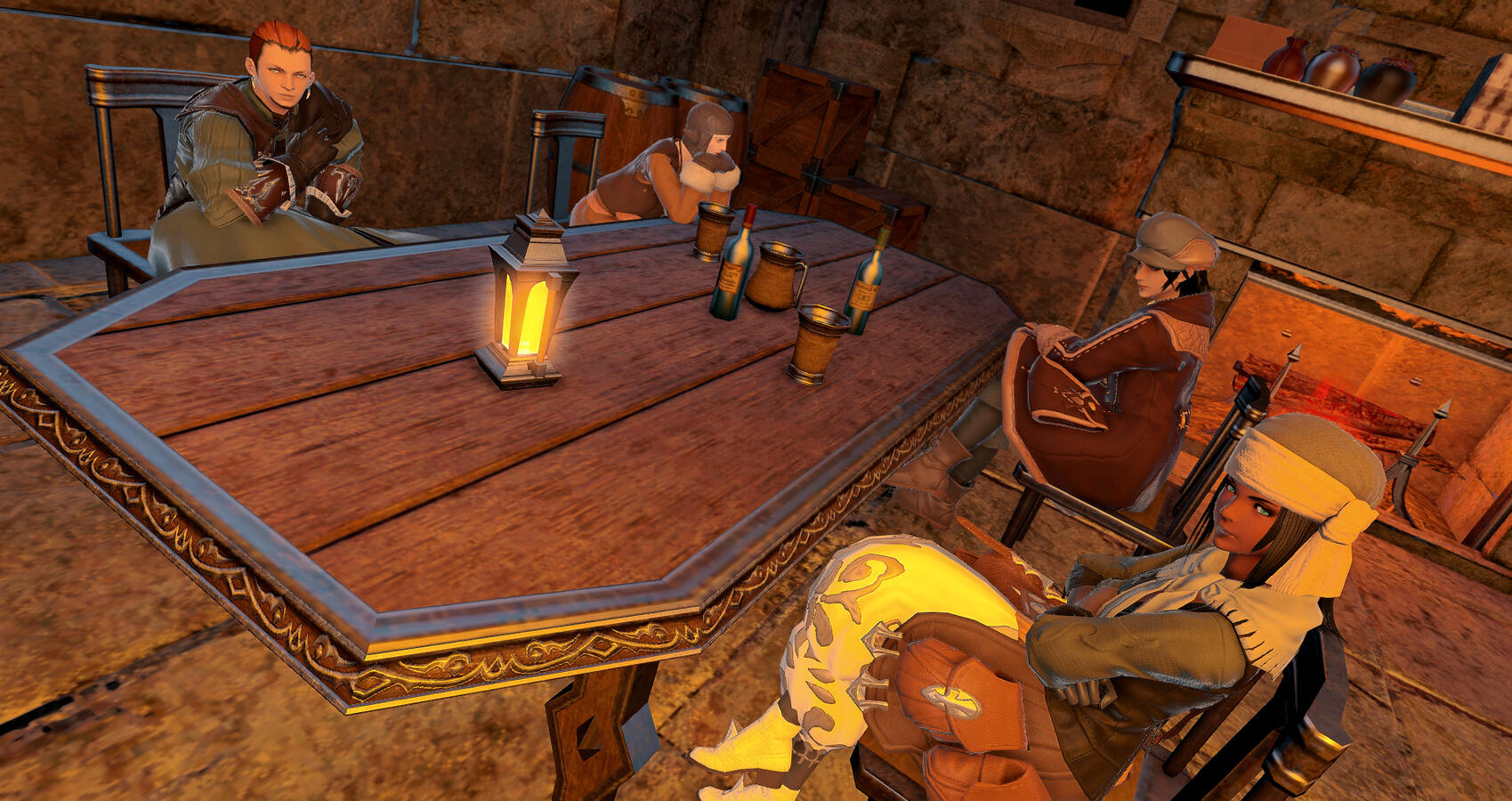 Reprieve at the bar before war.