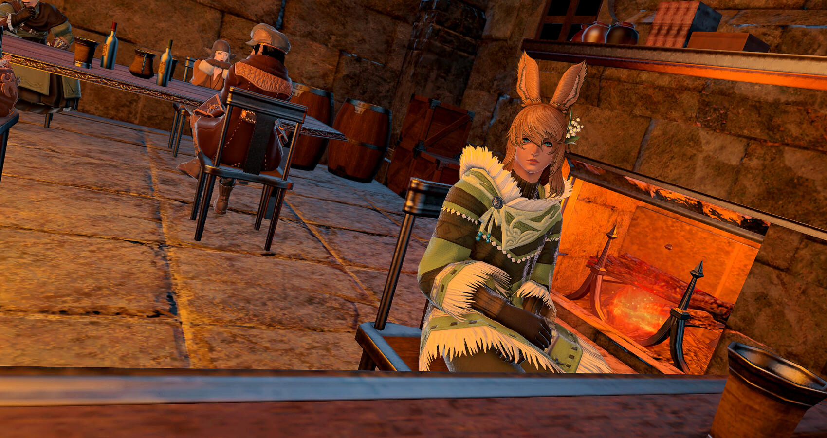 Reprieve at the bar before war.