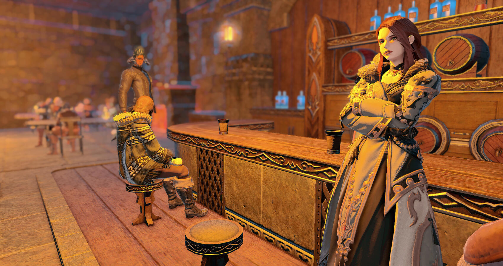 Reprieve at the bar before war.